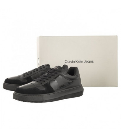 Calvin Klein Chunky Cupsole Laceup Mix Lth Triple Black YM0YM00703 BEH (CK286-a) bateliai