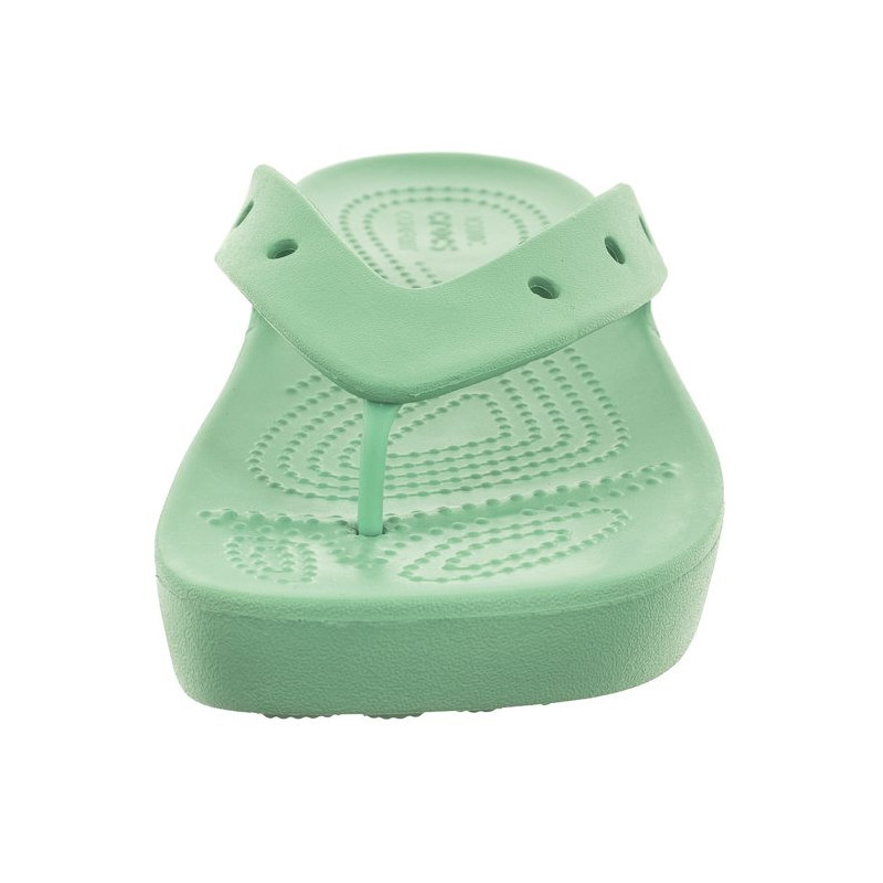 Crocs Classic Platform Flip W Jade Stone 207714-3UG (CR238-d) šlepetės