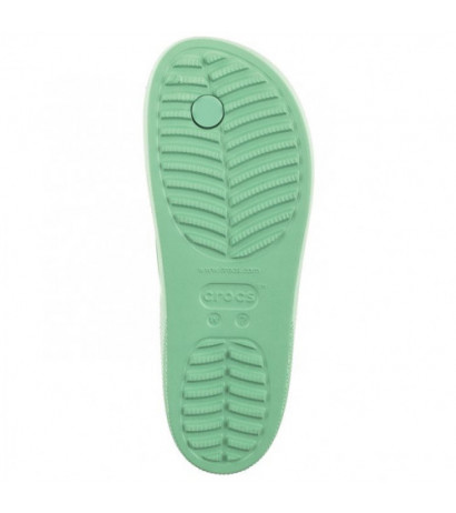 Crocs Classic Platform Flip W Jade Stone 207714-3UG (CR238-d) šlepetės