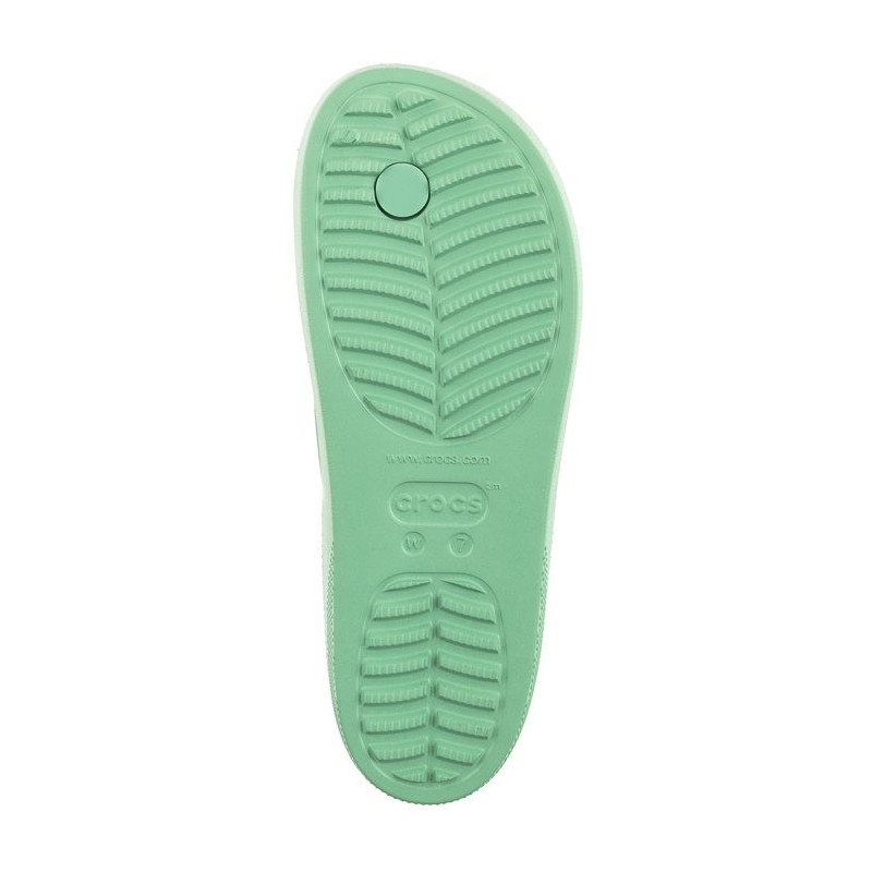 Crocs Classic Platform Flip W Jade Stone 207714-3UG (CR238-d) šlepetės