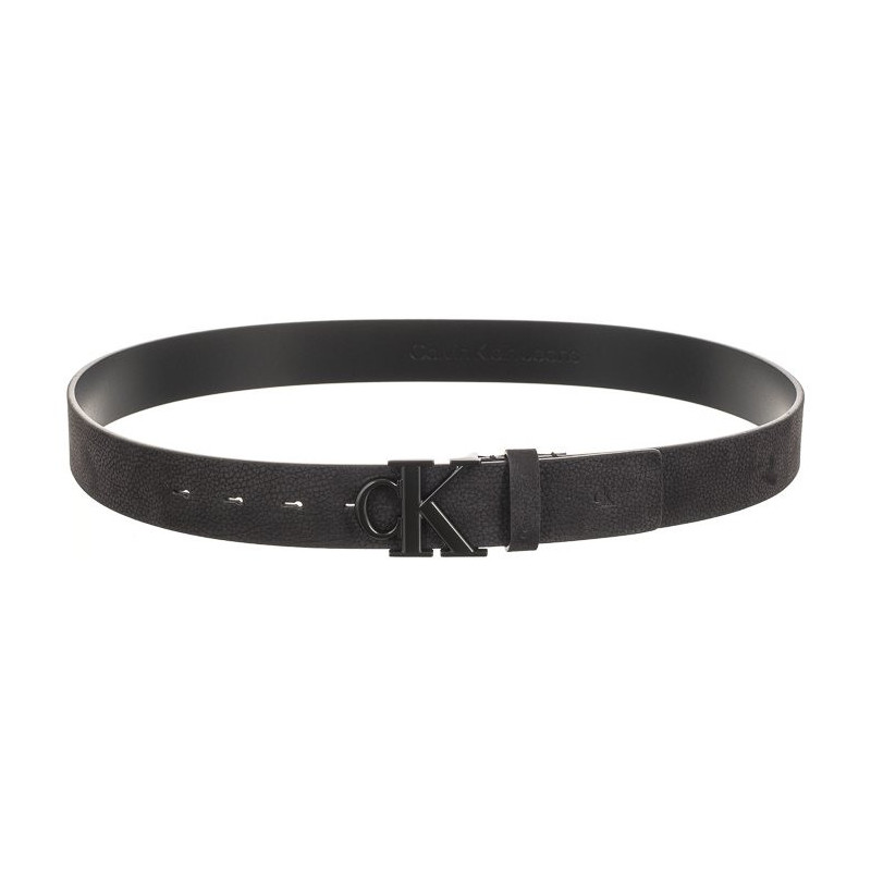 Calvin Klein Mono Round Plaque Lthr Belt 35 Black K50K510783 BDS (CK288-a) diržas