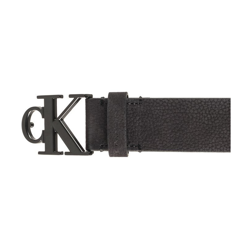 Calvin Klein Mono Round Plaque Lthr Belt 35 Black K50K510783 BDS (CK288-a) diržas