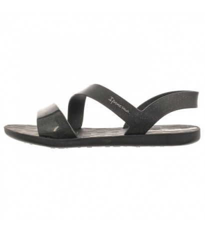 Ipanema Vibe Sandal Fem 82429/AJ078 Black/Glitter Black (IP1-s) sandalai