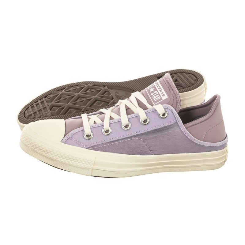Converse CTAS Crush Heel Ox Vapor Violet/Lucid Lilac/Egret A03503C (CO613-b) bateliai