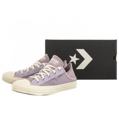 Converse CTAS Crush Heel Ox Vapor Violet/Lucid Lilac/Egret A03503C (CO613-b) bateliai