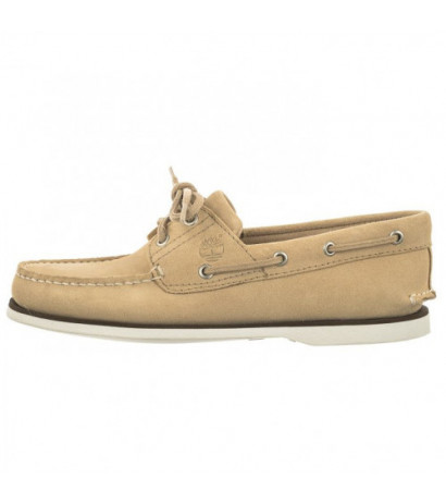Timberland Classic Boat Boat Shoe Light Beige Suede 0A5QRR DQ9 (TI121-a) batai