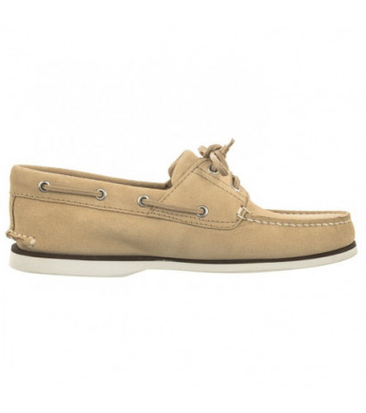 Timberland Classic Boat Boat Shoe Light Beige Suede 0A5QRR DQ9 (TI121-a) batai