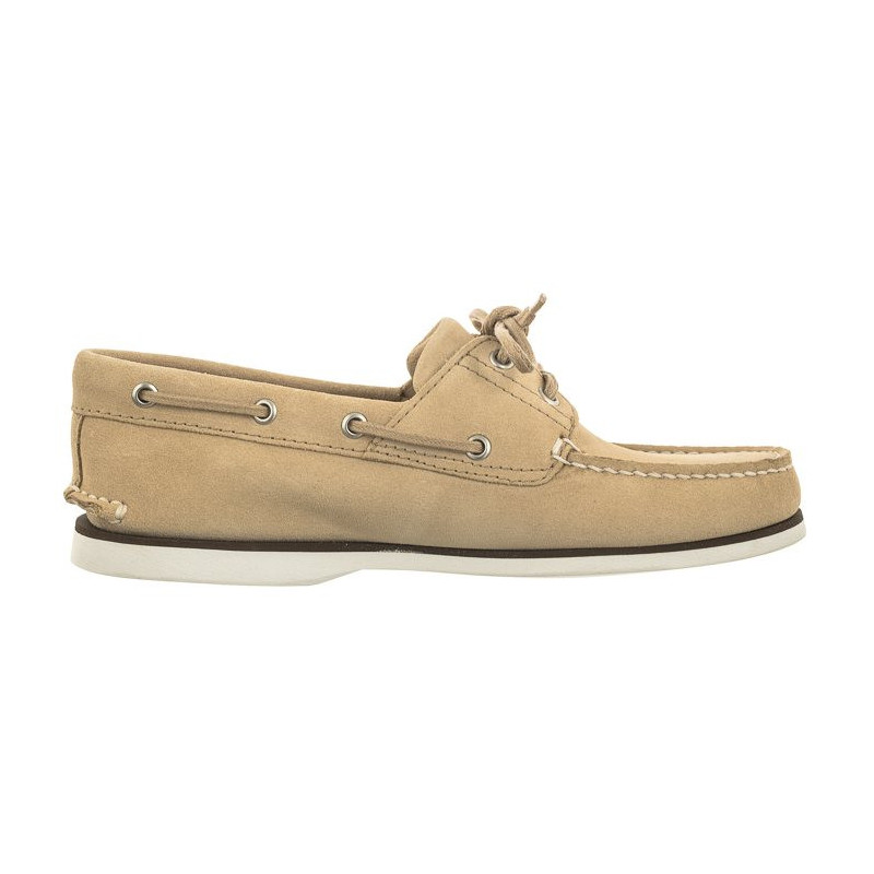 Timberland Classic Boat Boat Shoe Light Beige Suede 0A5QRR DQ9 (TI121-a) batai