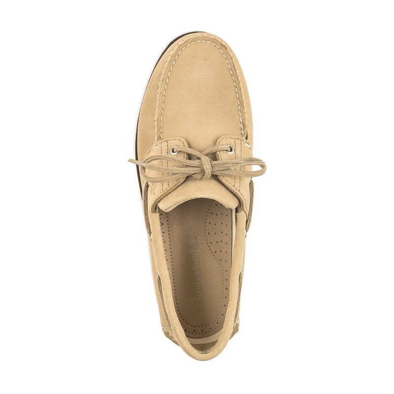 Timberland Classic Boat Boat Shoe Light Beige Suede 0A5QRR DQ9 (TI121-a) batai
