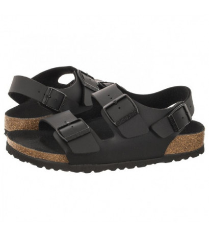 Birkenstock Milano Bs Triples Black 1024998 (BK231-a) sandalai