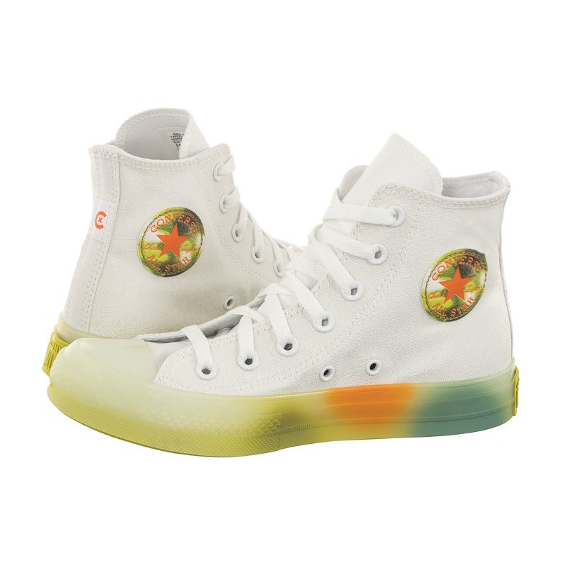 Converse CTAS Cx Hi White/Orange A03462C (CO625-a) bateliai