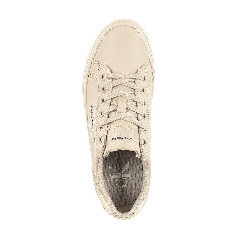 Calvin Klein Vulc Flatform Laceup Lth Pearl YW0YW01042 (CK306-a) bateliai