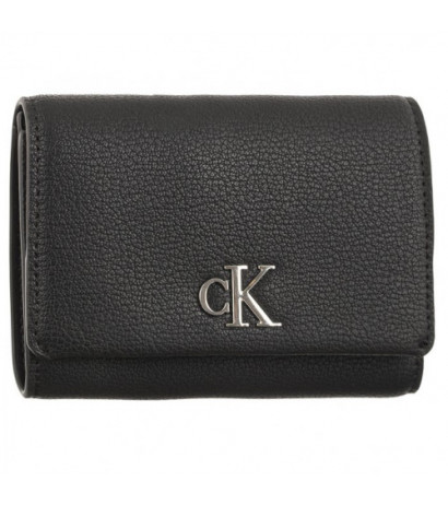 Calvin Klein Minimal Monogram Med Trifold Black K60K610107 BDS (CK149-c) rankinė