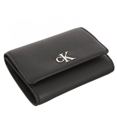 Calvin Klein Minimal Monogram Med Trifold Black K60K610107 BDS (CK149-c) rankinė