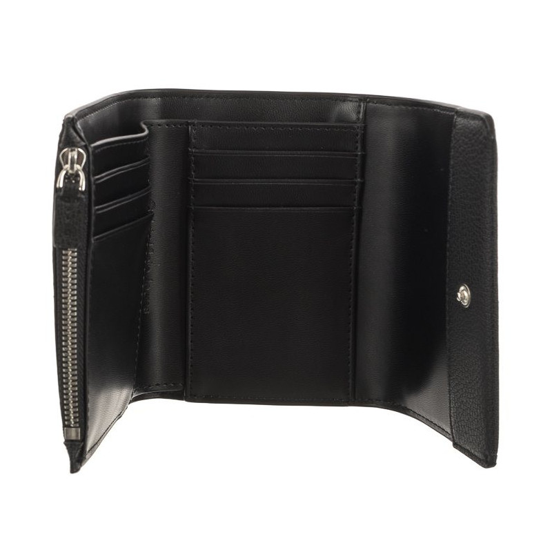 Calvin Klein Minimal Monogram Med Trifold Black K60K610107 BDS (CK149-c) rankinė