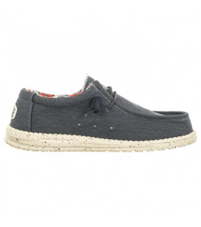 Hey Dude Wally Stretch Canvas Blue 40022-425 (HY13-a) batai