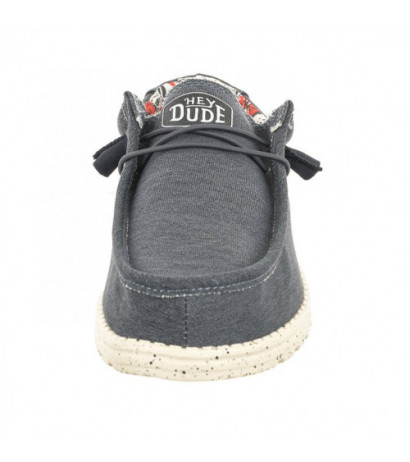 Hey Dude Wally Stretch Canvas Blue 40022-425 (HY13-a) batai