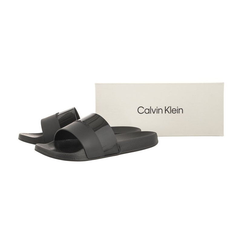 Calvin Klein Pool Slide Ck Black HW0HW01783 BEH (CK311-a) šlepetės