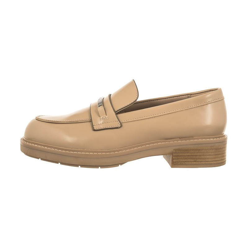 Calvin Klein Rubber Sole Loafer W/HW Ck Nude HW0HW01791 AB2 (CK312-b) batai