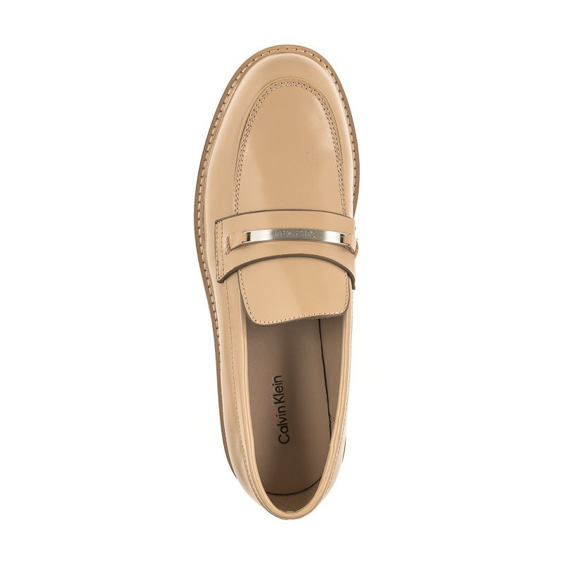 Calvin Klein Rubber Sole Loafer W/HW Ck Nude HW0HW01791 AB2 (CK312-b) batai