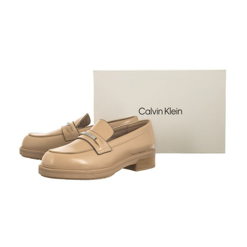 Calvin Klein Rubber Sole Loafer W/HW Ck Nude HW0HW01791 AB2 (CK312-b) batai