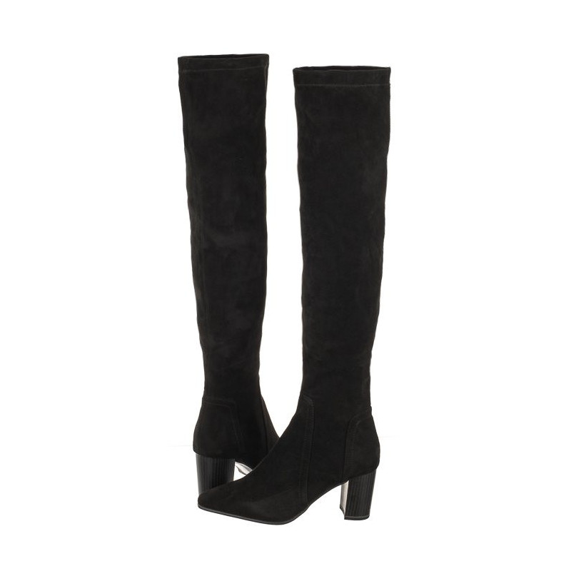 Caprice Czarne 9-25521-41 044 Black Stretch  (CP375-a) bateliai