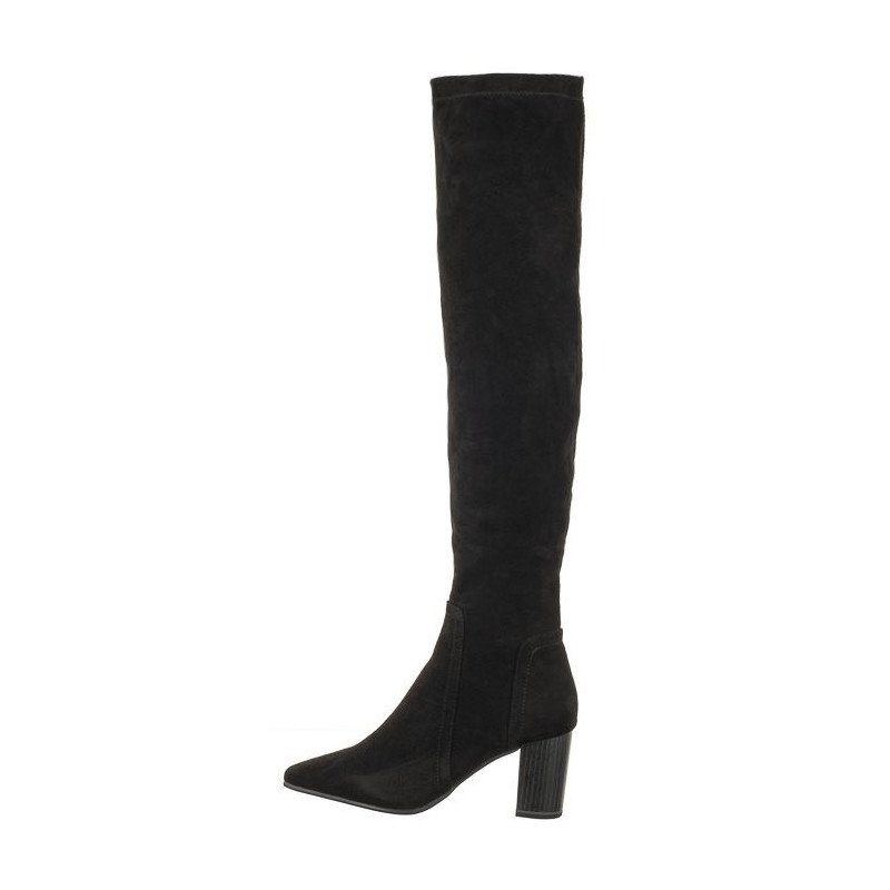 Caprice Czarne 9-25521-41 044 Black Stretch  (CP375-a) bateliai