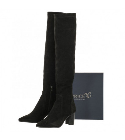 Caprice Czarne 9-25521-41 044 Black Stretch  (CP375-a) bateliai