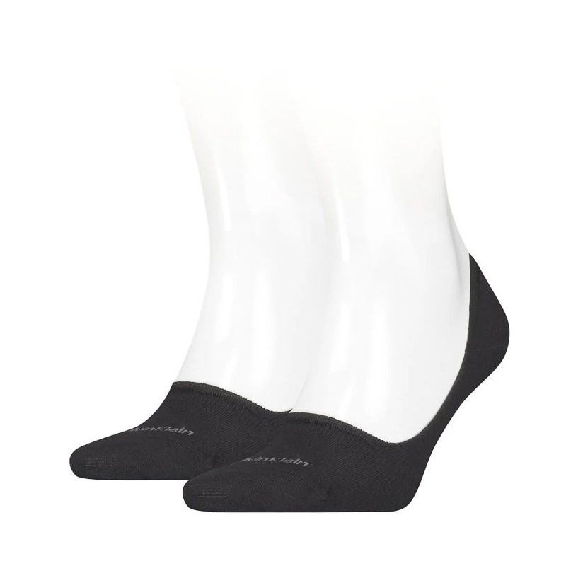 Calvin Klein Footie Mid Cut Black 701218708 001  (CK319-a) kojinės
