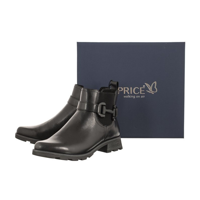Caprice Czarne 9-25428-41 022 Black Nappa (CP379-a) batai