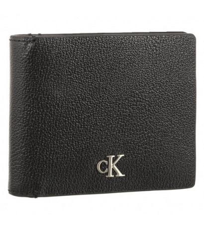 Calvin Klein Mono Hrdw Bifold W/Coin Black K50K511091 BDS (CK339-a) rankinė