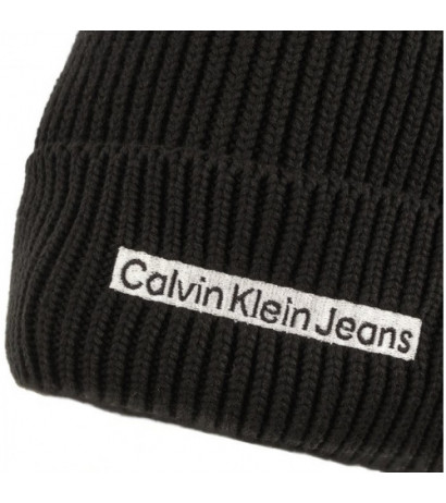 Calvin Klein Institutional Patch Beanie Black K50K509895 BDS (CK338-a) kepurė