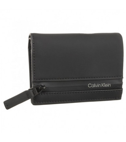 Calvin Klein Rubberized Bifold 6cc W/Coin Black K50K510895 BAX (CK346-a) rankinė