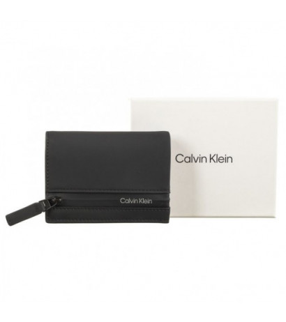 Calvin Klein Rubberized Bifold 6cc W/Coin Black K50K510895 BAX (CK346-a) rankinė