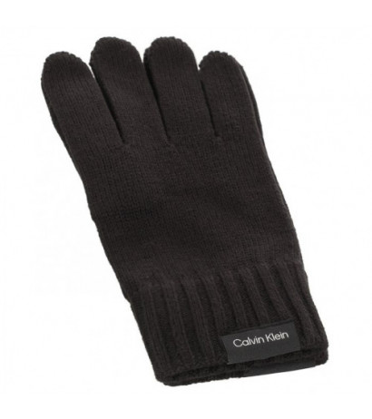 Calvin Klein Classic Cotton Rib Gloves Black K50K511011 BAX (CK350-a) aksesuaras