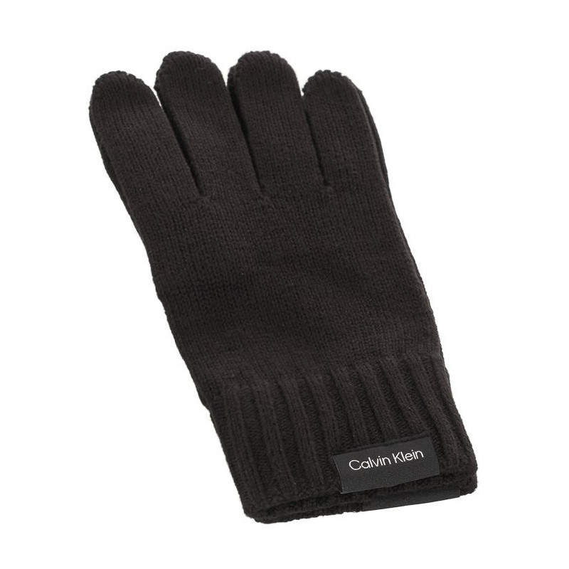 Calvin Klein Classic Cotton Rib Gloves Black K50K511011 BAX (CK350-a) aksesuaras