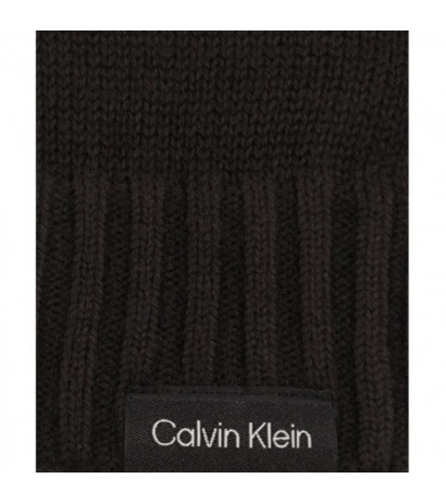 Calvin Klein Classic Cotton Rib Gloves Black K50K511011 BAX (CK350-a) aksesuaras