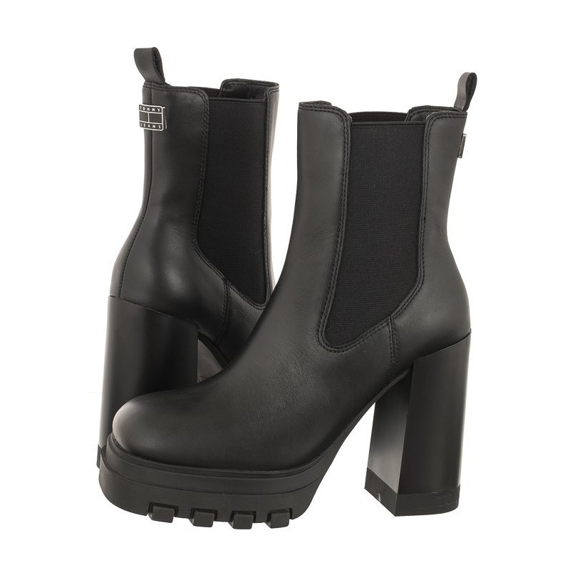 Tommy Hilfiger Tjw High Heel Chelsea Black EN0EN02306 BDS (TH860-a) bateliai