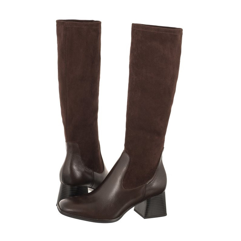 Caprice Brązowe 9-25527-41 329 Dk Brown Comb (CP386-a) bateliai
