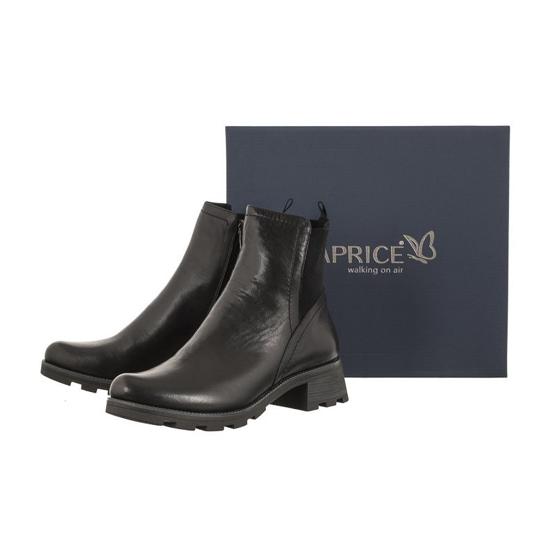 Caprice Czarne 9-25227-41 022 Black Nappa (CP385-a) bateliai