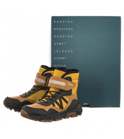 Geox J Flexyper Plus Babx D Dk Yellow/Black J36LCD 0MEFU C2G9B (GE131-a) sportiniai bateliai