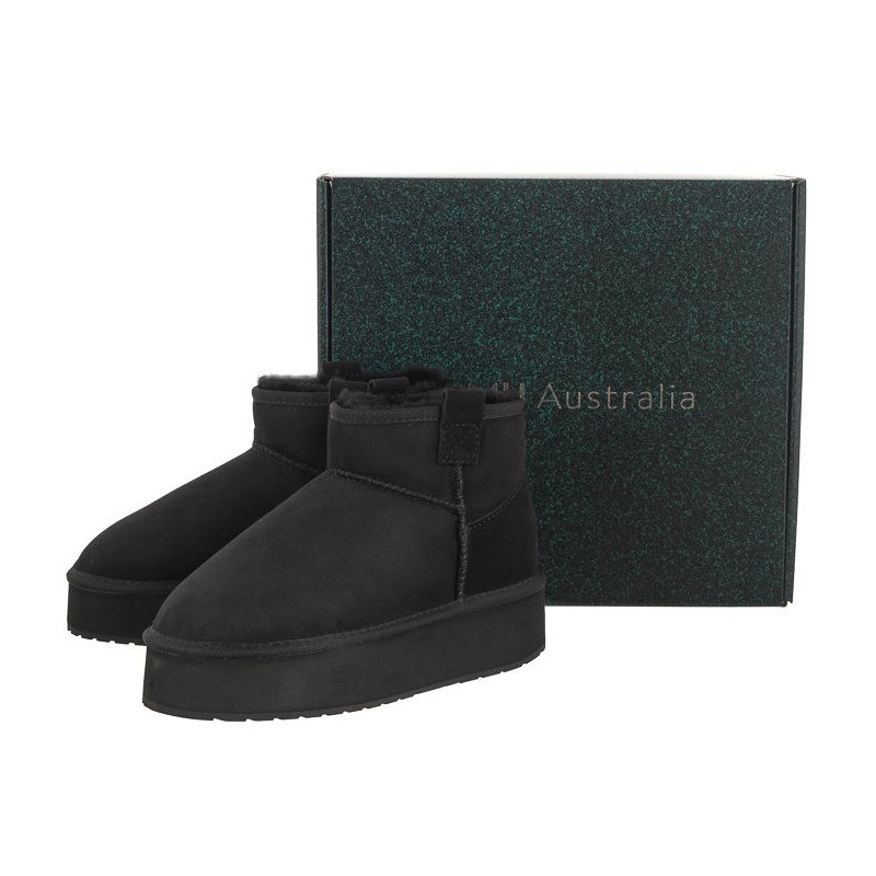 EMU Australia Foy Flatform Micro Black W13073 (EM470-b) bateliai