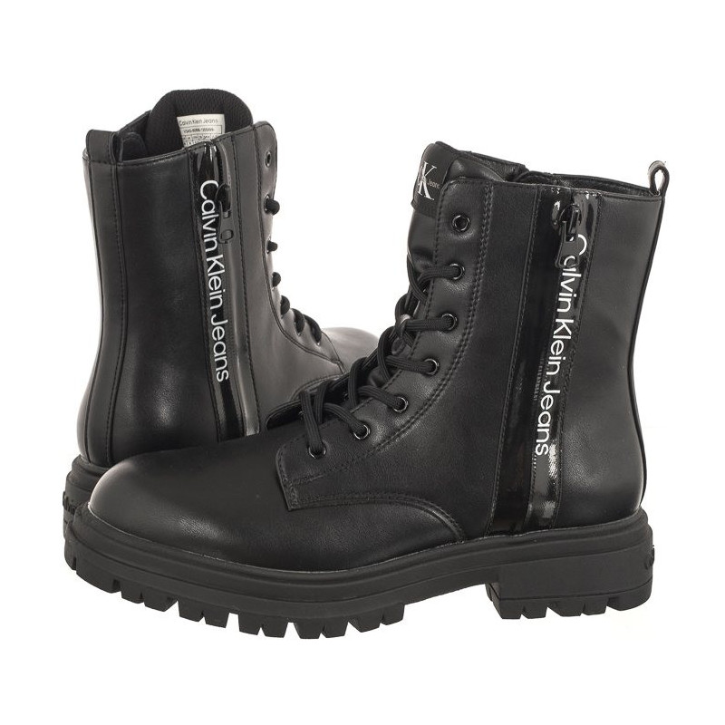 Calvin Klein Lace-up Bootie V3A5-80686-1355 999 Black (CK355-a) batai