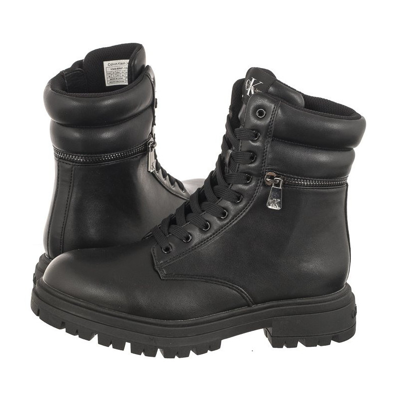 Calvin Klein Lace-Up Bootie V3A5-80687-1355 999 Black (CK358-a) batai