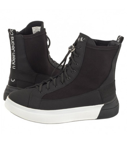 Calvin Klein High Top Lace-up Sneaker V3X9-80733-1464 999 Black (CK354-a) batai - Batai