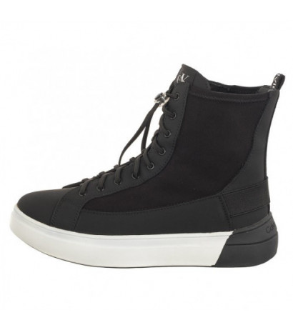 Calvin Klein High Top Lace-up Sneaker V3X9-80733-1464 999 Black (CK354-a) batai