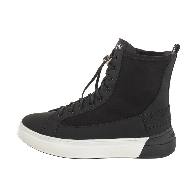 Calvin Klein High Top Lace-up Sneaker V3X9-80733-1464 999 Black (CK354-a) batai