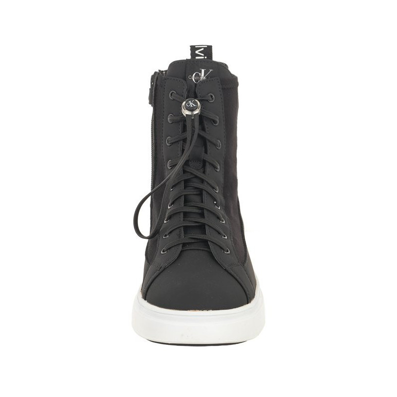 Calvin Klein High Top Lace-up Sneaker V3X9-80733-1464 999 Black (CK354-a) batai