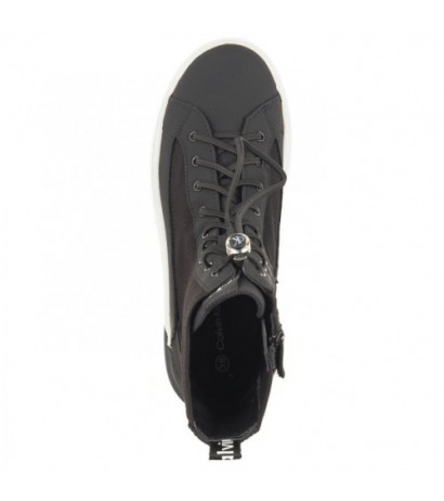 Calvin Klein High Top Lace-up Sneaker V3X9-80733-1464 999 Black (CK354-a) batai