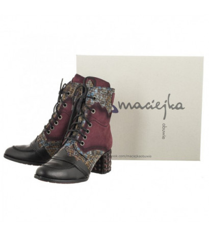 Maciejka Bordowe 06160-23/00-7  (MA1128-b) bateliai